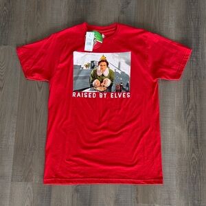 Red Graphic Elf T-Shirt